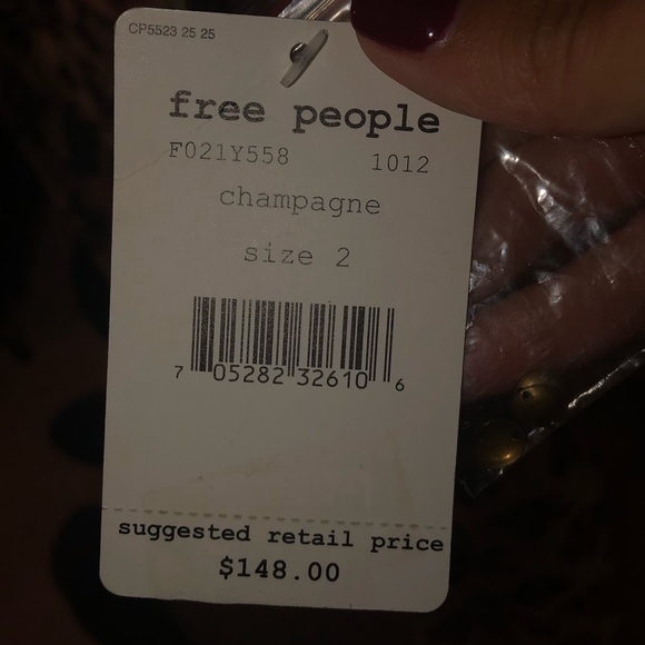 FREE PEOPLE holiday/ dressy dress, NWT - Picture 6 of 8